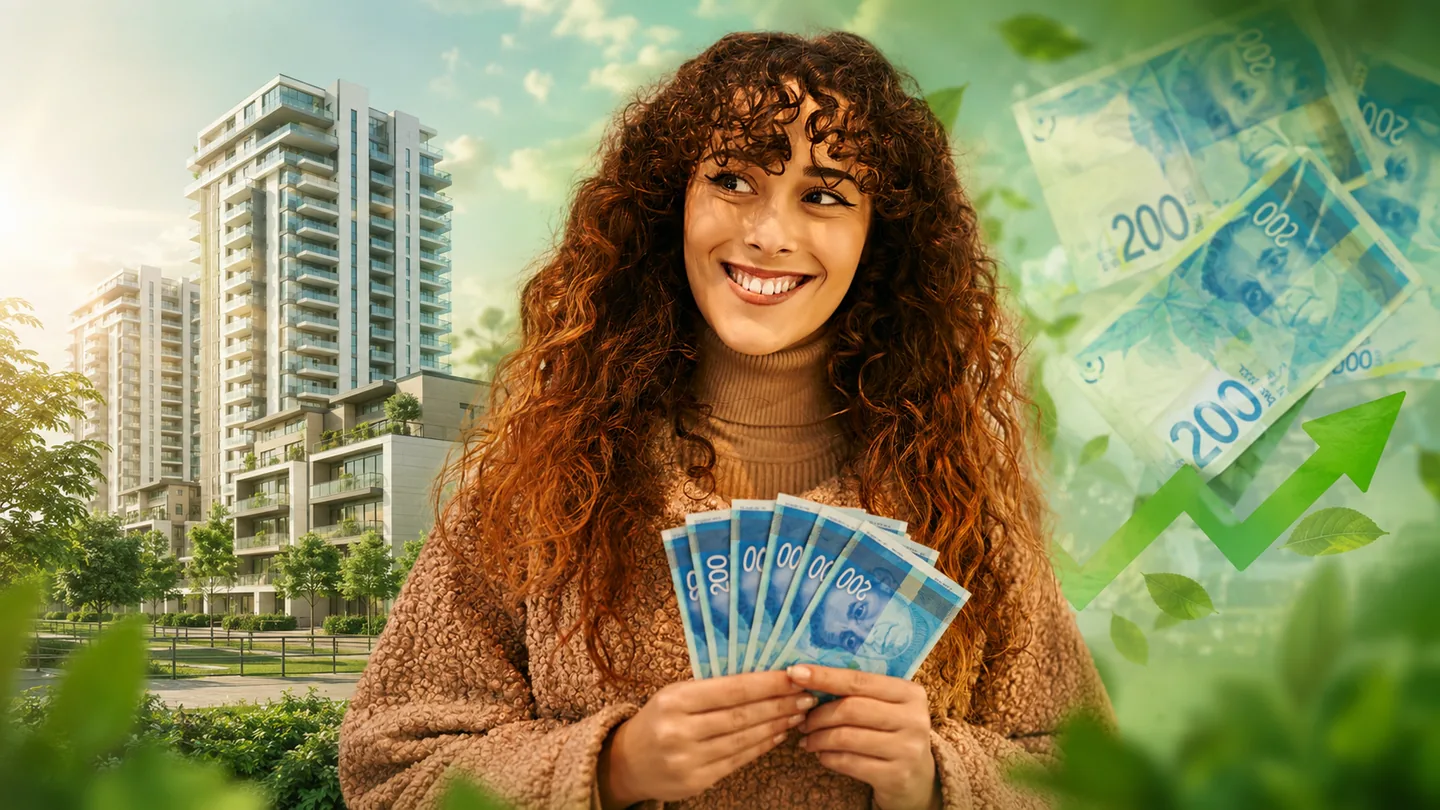 דירות, כסף והחזר מס שבח בגוונים ירוקים