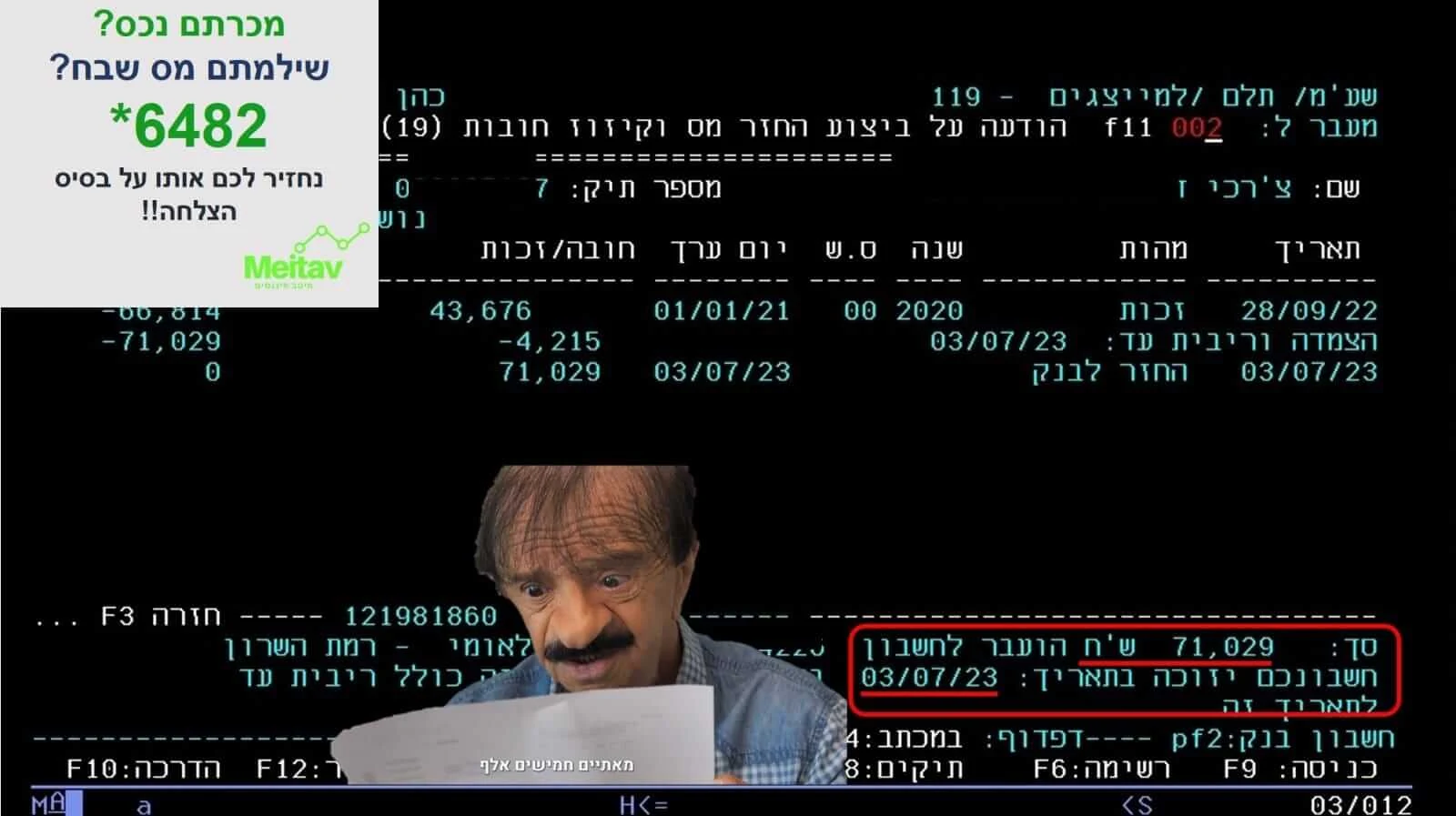 סיפור הצלחה עם החזר של 171,602 שקלים