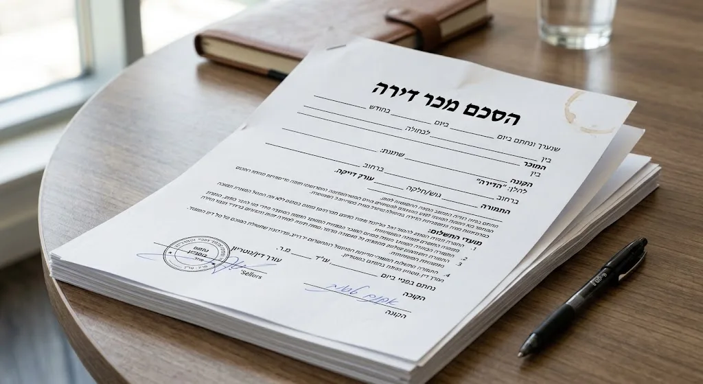 הסכם מכר דירה - בדיקת זכאות להחזר מס שבח